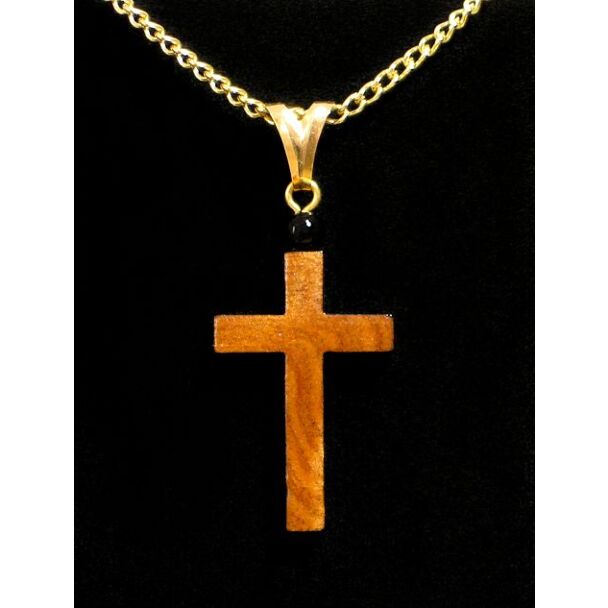 Redwood Latin Cross Necklace