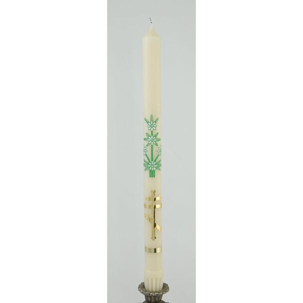 Paschal tribar candle, decal & foil 