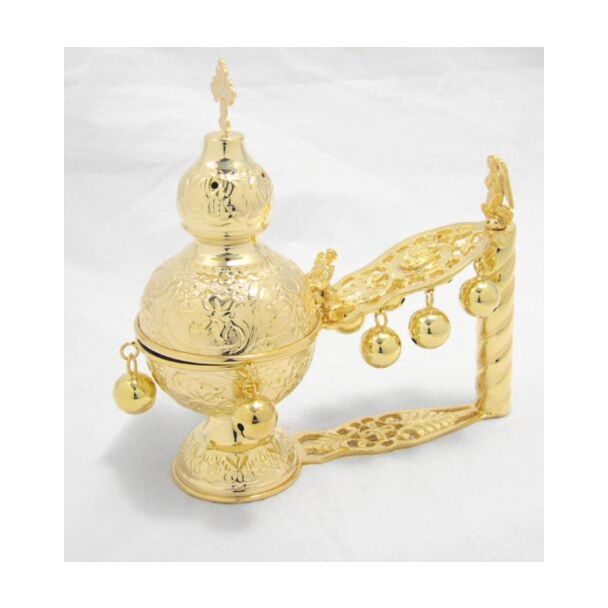 Gold-plated katzíon (large hand censer)