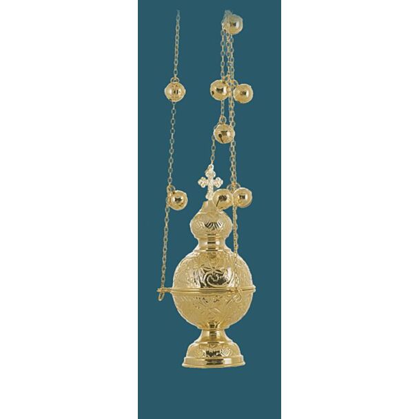 Gold-Plated Censer with Bells