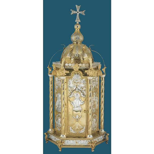Gold- and silver-plated tabernacle - SPECIAL ORDER!