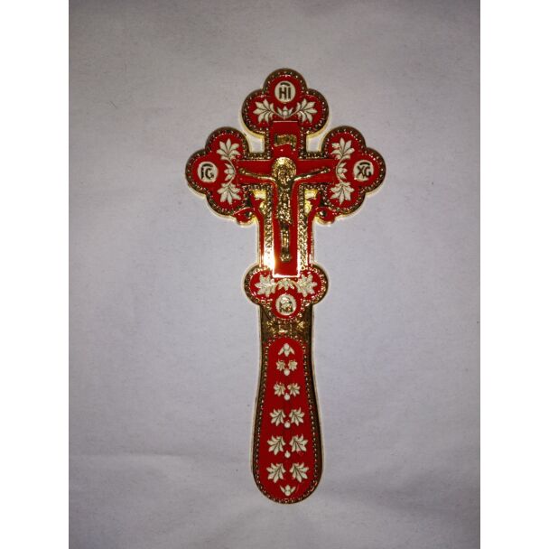 Holy Land Blessing Cross Red
