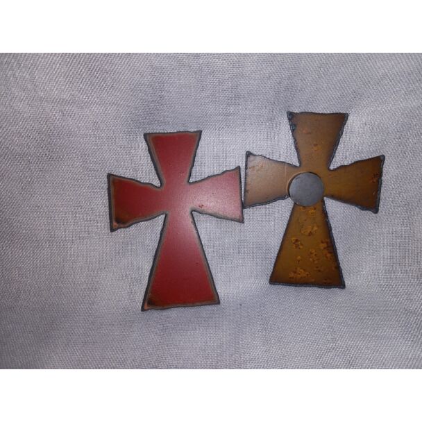 Large Cross Magnet Recycled Metal