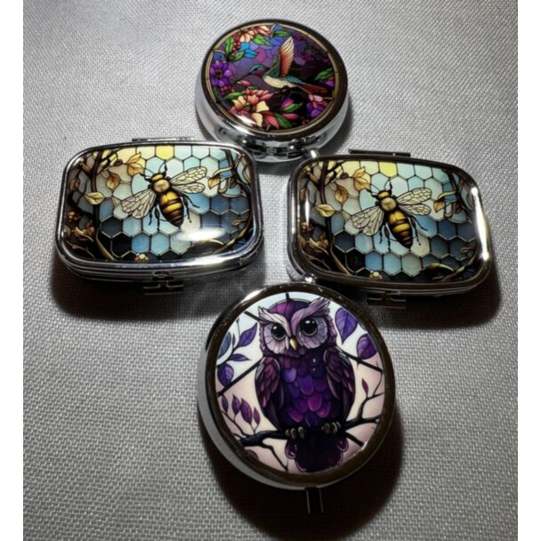 Pocket Pill Box, Various Designs