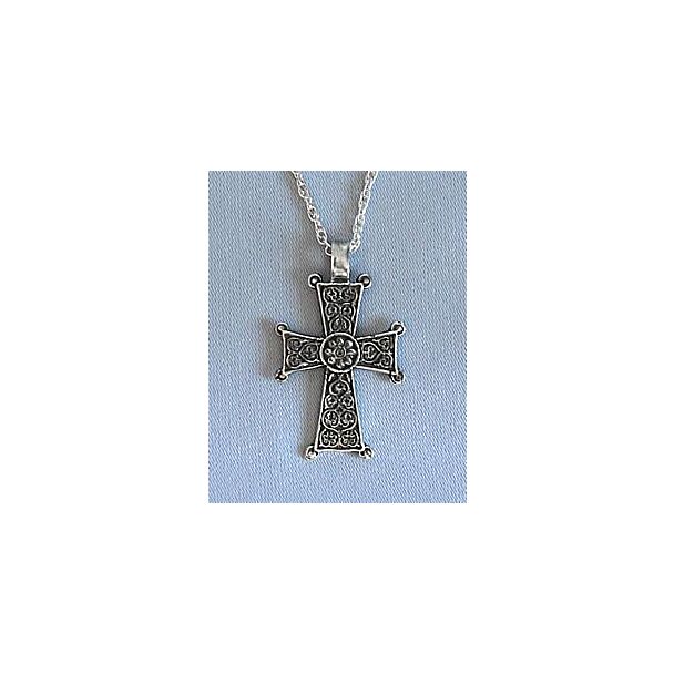 Byzantine flower Cross