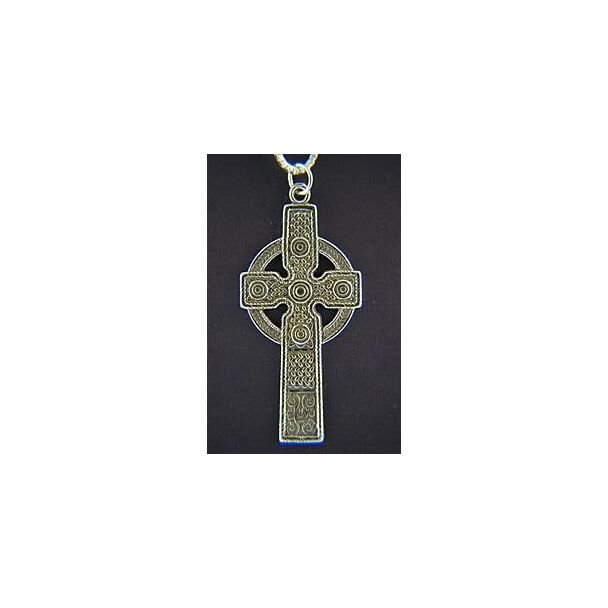 Celtic Cross #1, Sterling Silver (1.75")