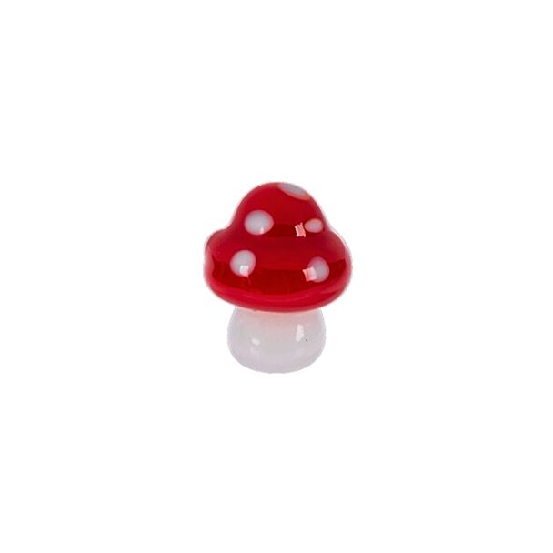 Mighty Mushroom - Glass Pocket Charm