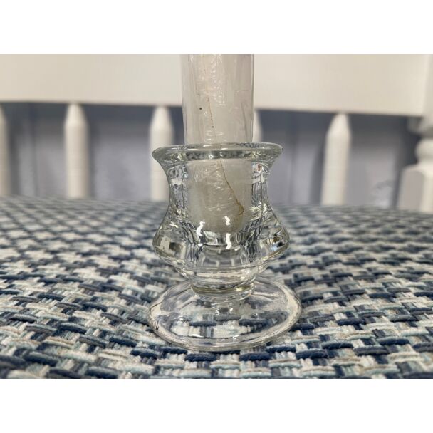 2 1/4" Glass Candle Holder