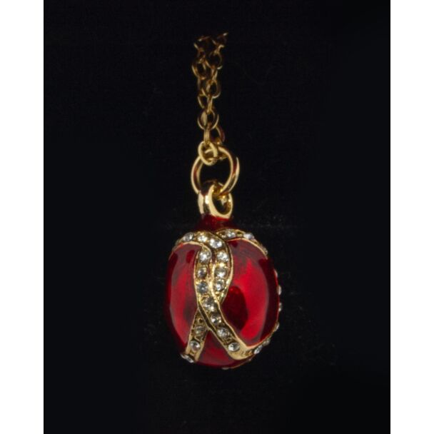 Venetian Red Royal Egg Pendant