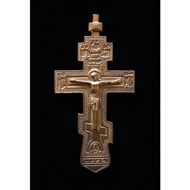 Bronze Tsar Nicholas pectoral Cross