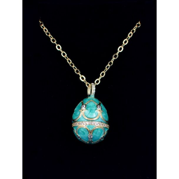 Turquoise Royal Egg Pendant