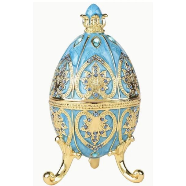 Light Blue Egg Trinket Box