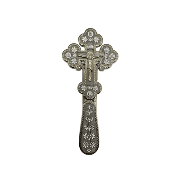 Holy Land Blessing Cross - Gray