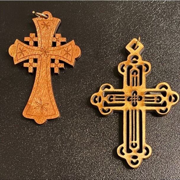 Wooden Cross 1 and 2