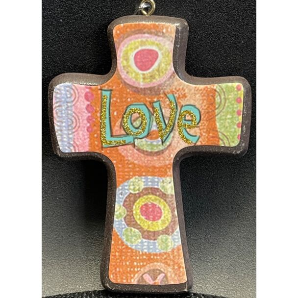 Love Glitter Cross