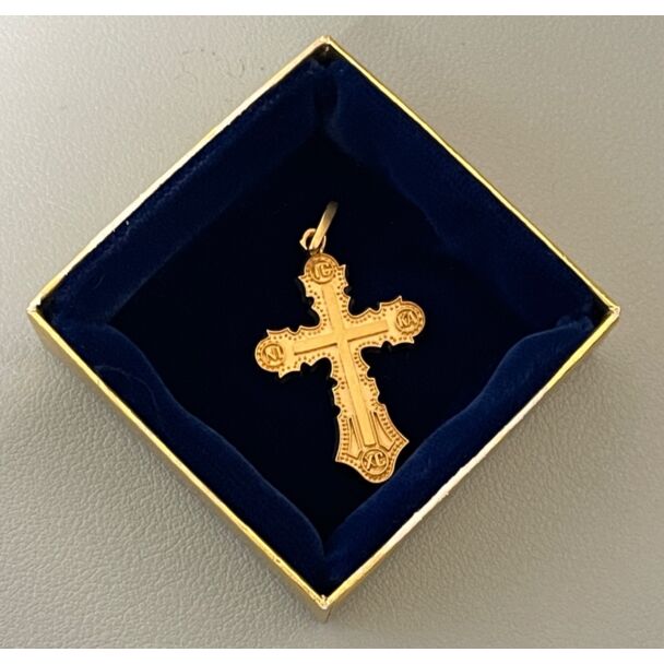 14K Gold Cross ICXC NIKA - SPECIAL ORDER!