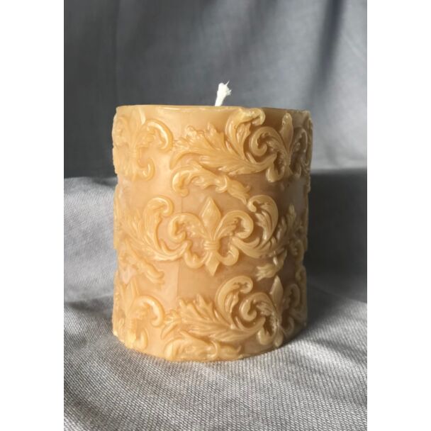 Fleur de Lis Pillar Candle