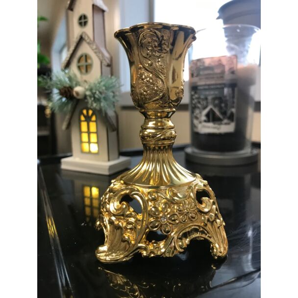 Golden Candle Holder