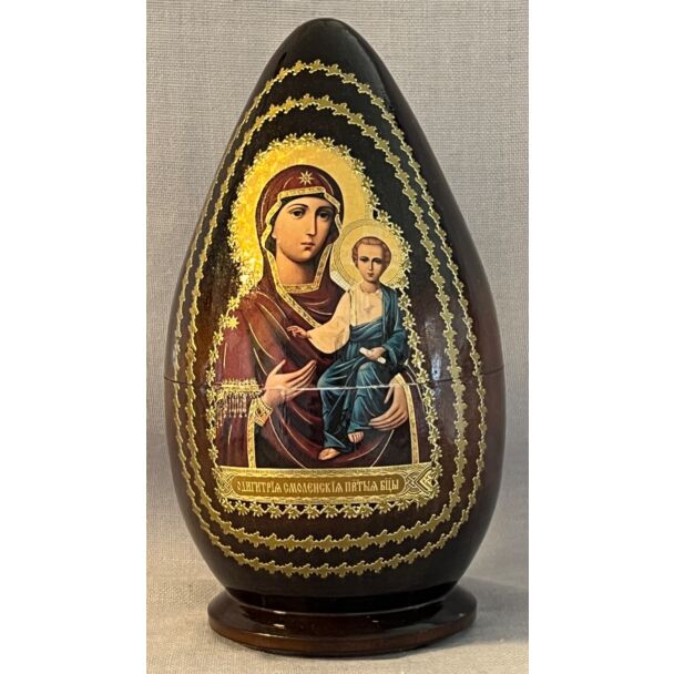 Icon of the Theotokos, Egg Shaped Nesting Doll