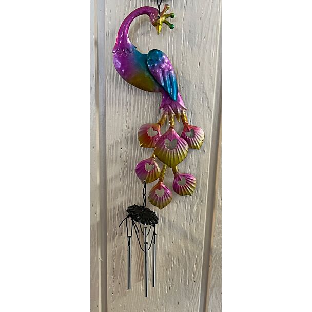 Peacock, small wind chime