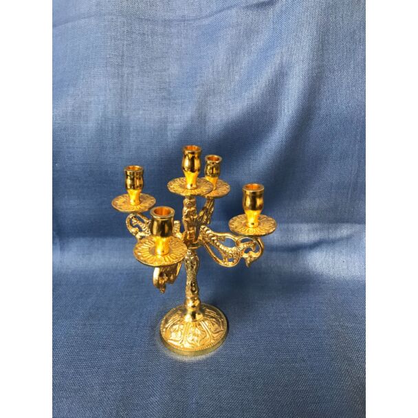 Metal Candle 5-Candle Stand 15cm