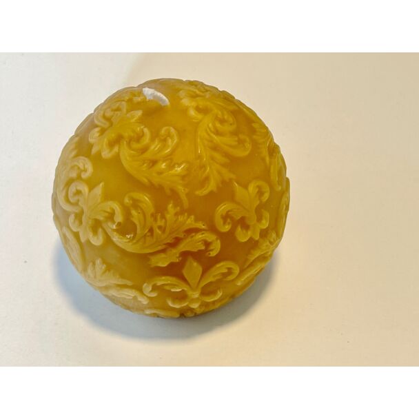 Fleur de Lis Ball Candle