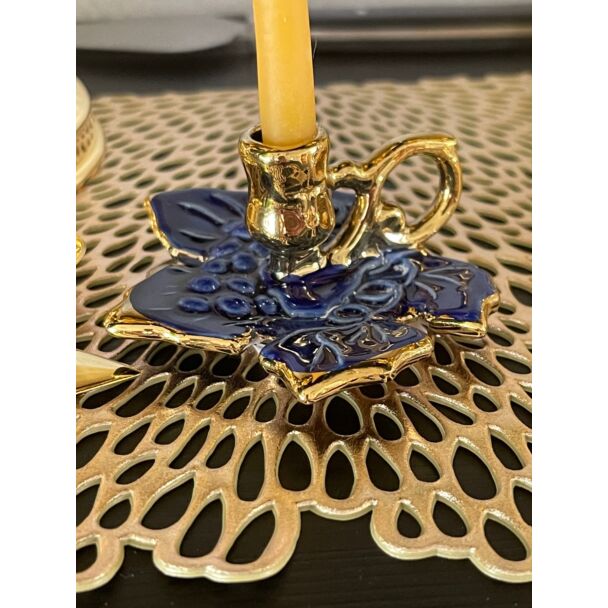 Romanian Leaf Candle Holder