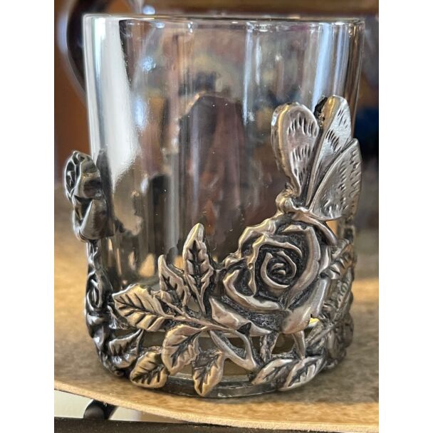 Rose Tea Candle Holder