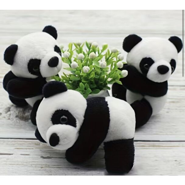 Clip-On Panda Bears