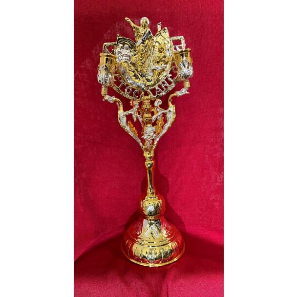 Gold and Silver Plated Pascha Candle Stand