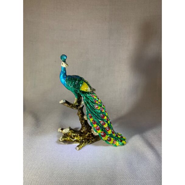 Peacock Trinket Box