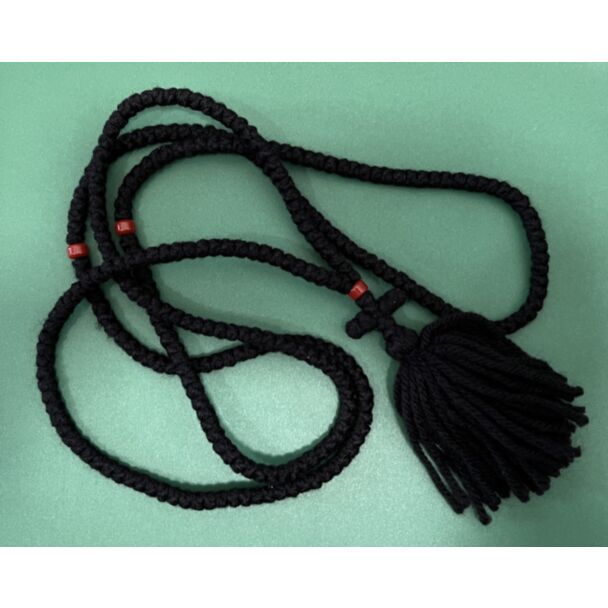 300-Knot Prayer Rope w/Tassel and Plastic Beads