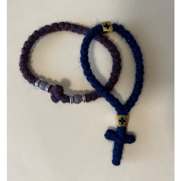 Wrist Prayer Rope - Made locally, with Natural Fiber Yarns