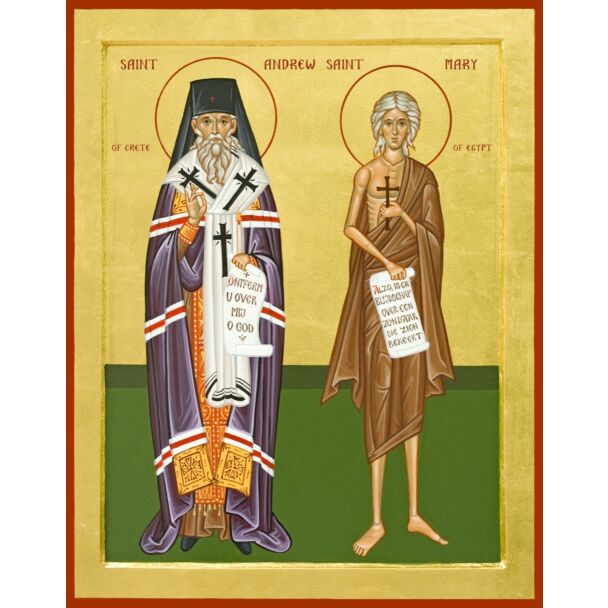 St. Mary of Egypt and St. Andrew of Crete