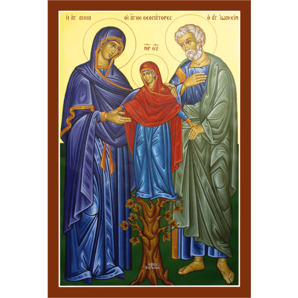 Sts. Joachim and Anna with the Theotokos