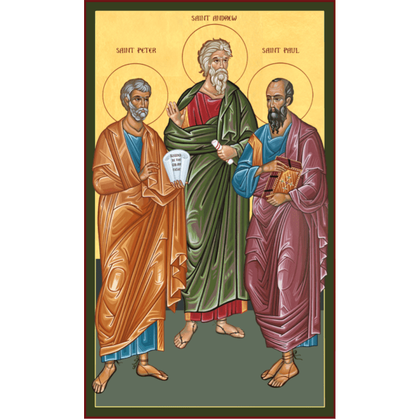 Apostles Andrew, Peter and Paul