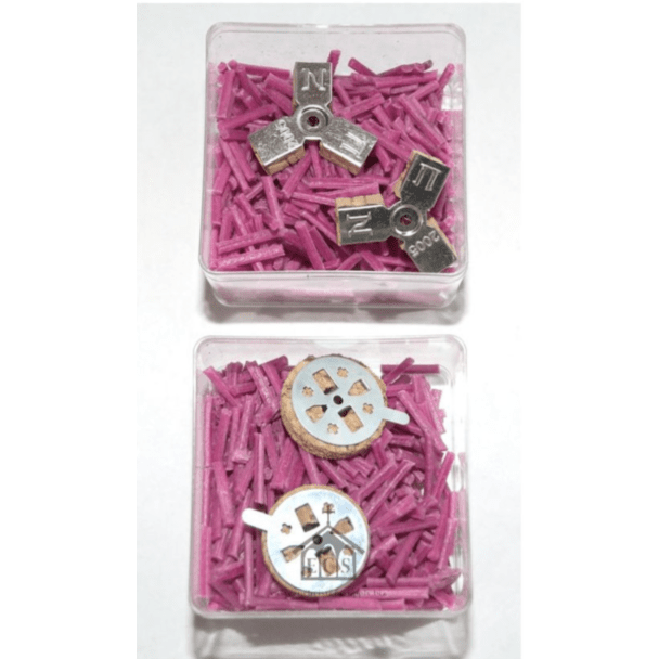 Pink wick refills and two floats (large box)
