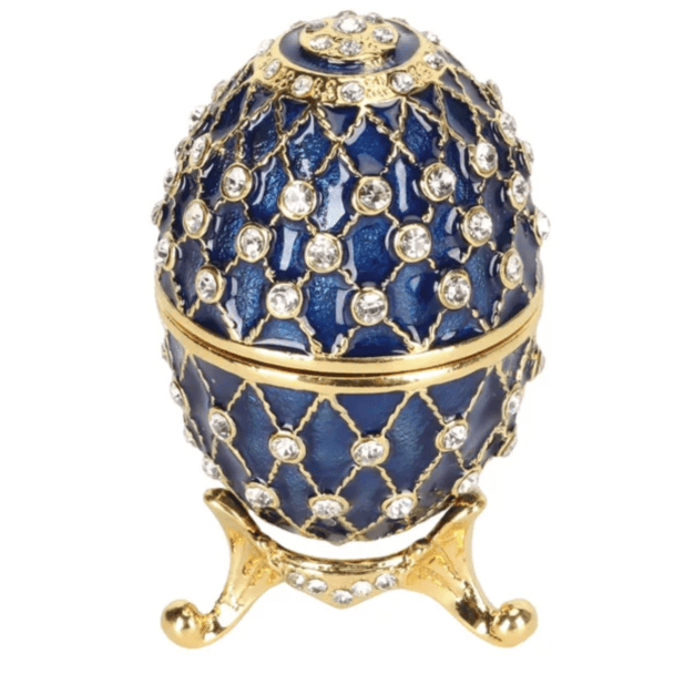 Jewled Egg Trinket Box