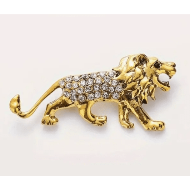 Lion Brooch