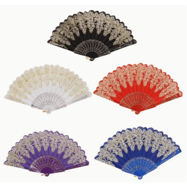 Lace Vinatge Style Handheld Fans