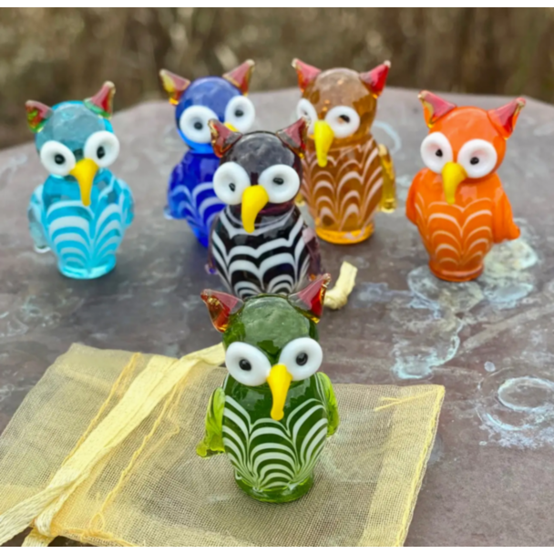 Mini Glass Owl