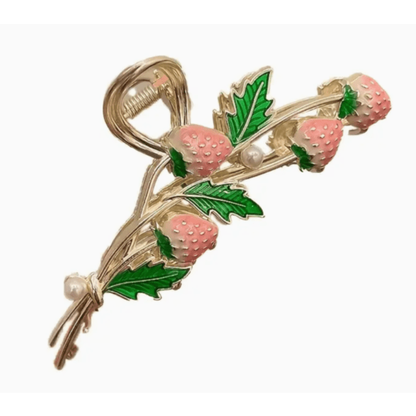 Vintage Strawberry Hair Clip