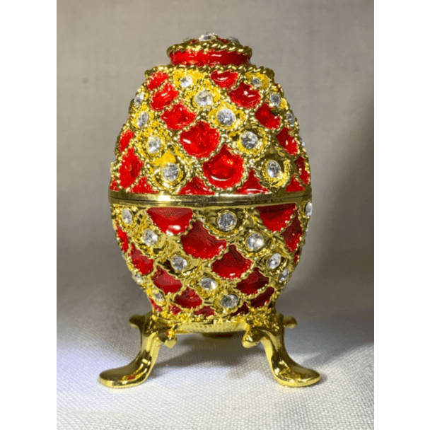 Red or Green Egg Trinket Box