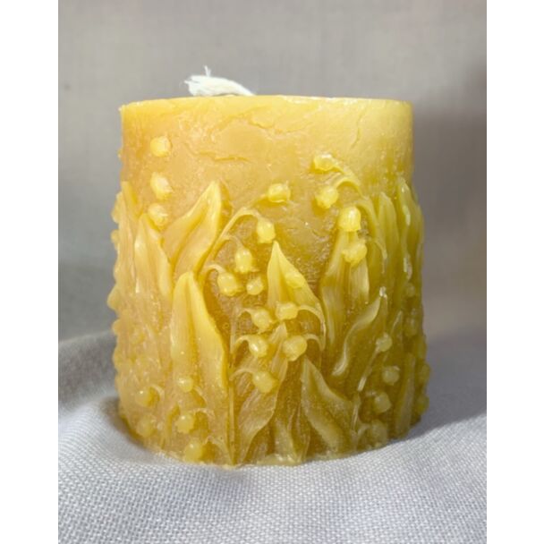 Lily of the Valley Pillar Candle