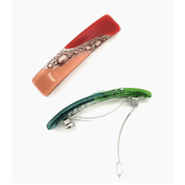 Glass Barrette - Large
