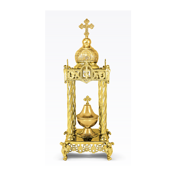 Tabernacle Gold Plated (open w/bowl)