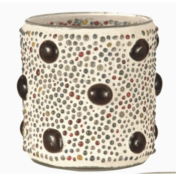 Beaded Jeweled Candle Holder